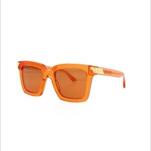 Bottega Veneta Womens Square/Rectangle Orange Orange Orange Fashion Designer